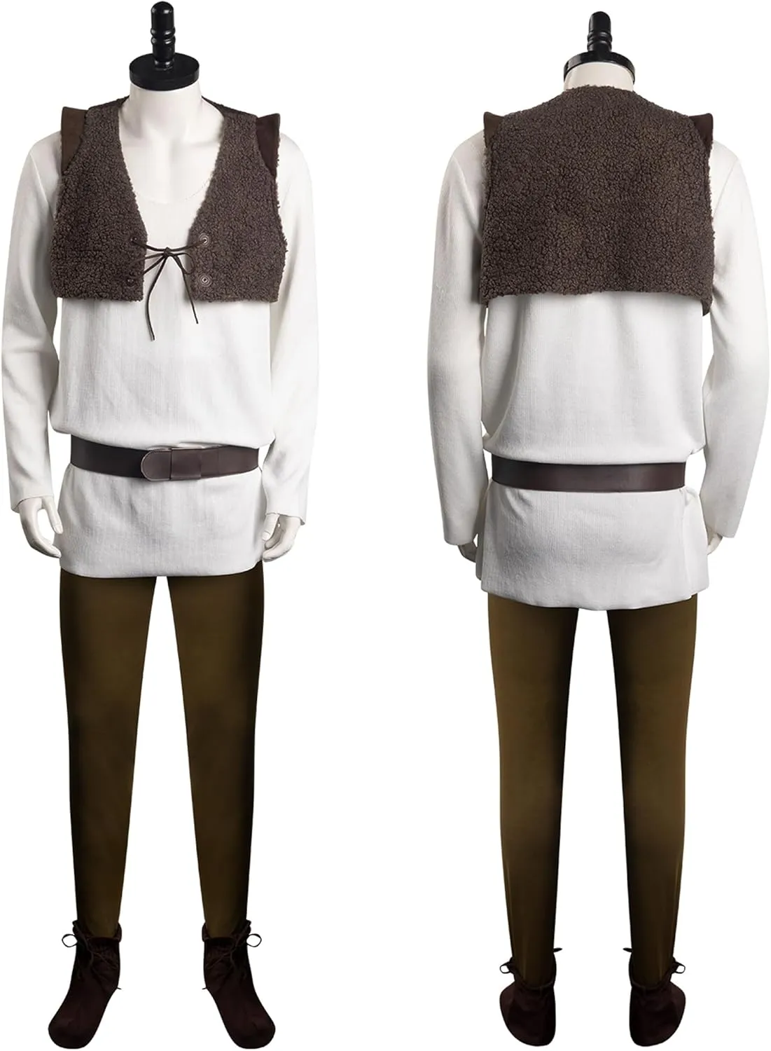 Mens Costume Shirt Vest Pants Outfit Cosplay Movie Halloween Party Costumes Full Set for Adults