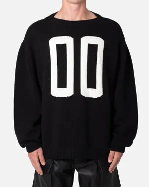 MNML Varsity Knit Sweater Black