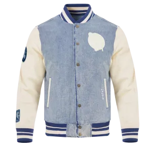 NBA BOSTON CELTICS VARSITY BLUES MEN'S DENIM VARSITY MEN'S JACKET (DENIM/LINEN)