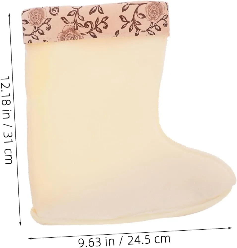 POPETPOP Clogs Liner Rain Boot Liner for Cold Weather Insulated Winter Socks for Women