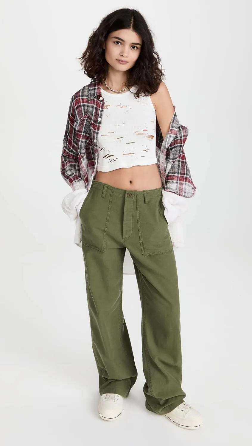 R13 Women's Wide Leg Utility Pants