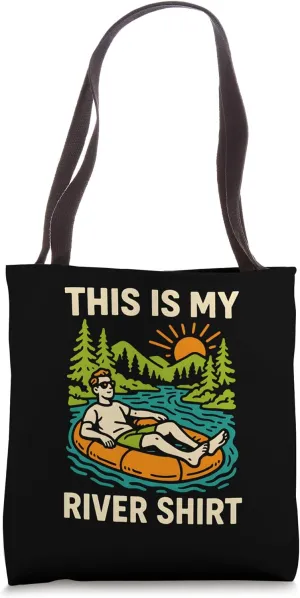 River Float Trip My River Shirt Vintage Women's Tote Bag