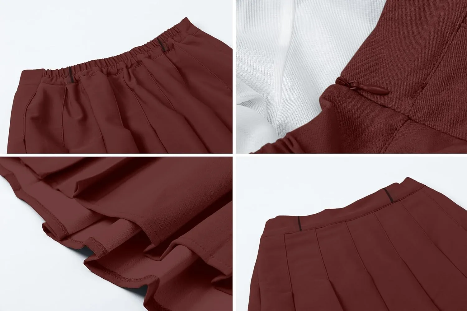 SANGTREE Women's Girls A-Line Long Pleated High Waist Fashion Skirt, School Uniform Cosplay
