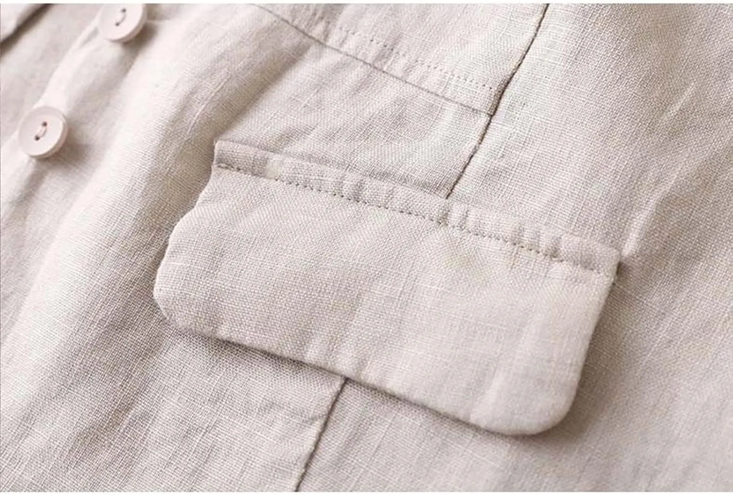 Shiyifa Women's Sleeveless Cotton Linen Vest Button Down V Neck Waistcoat Jacket