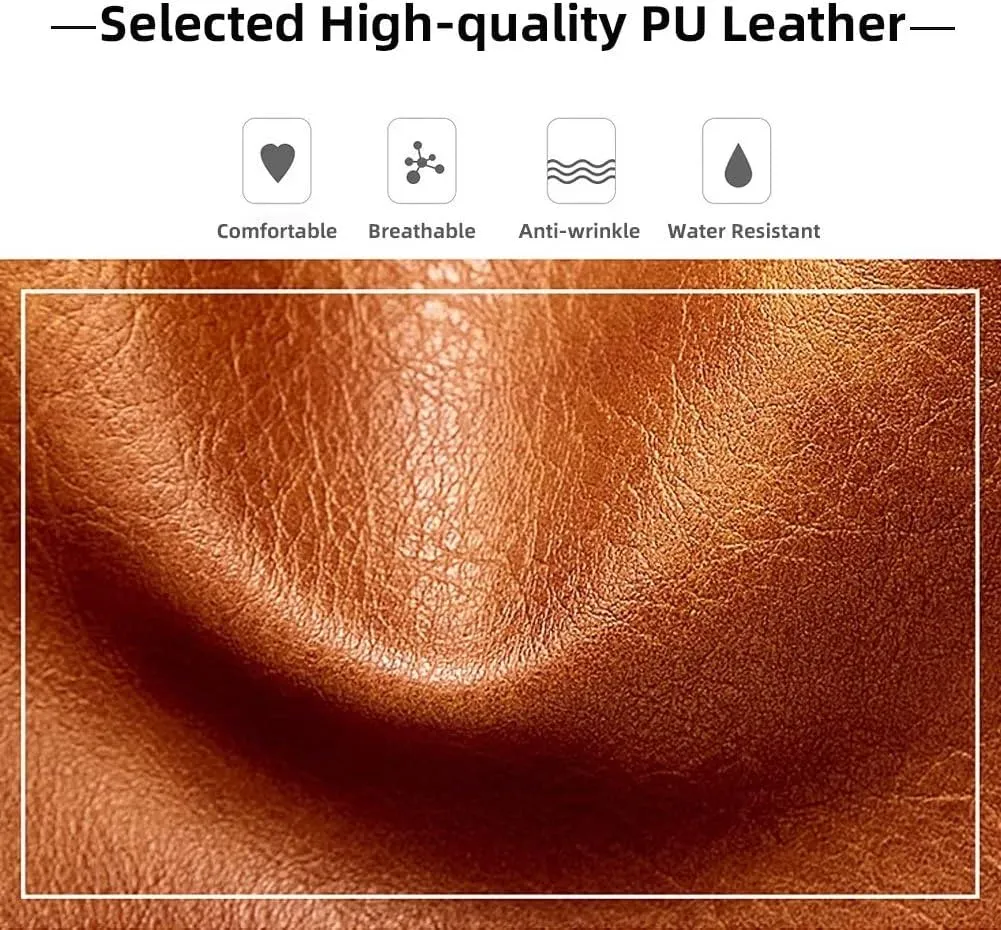 Shoulder Bag for Women Vintage PU Leather Crossbody Purse Waterproof Tote Work Bag Large Travel Top Handle Satchel