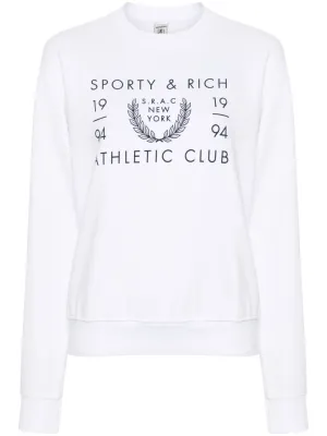 SRAC logo-print cotton sweatshirt