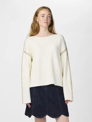 Stitcha Knitted Pullover - Cream