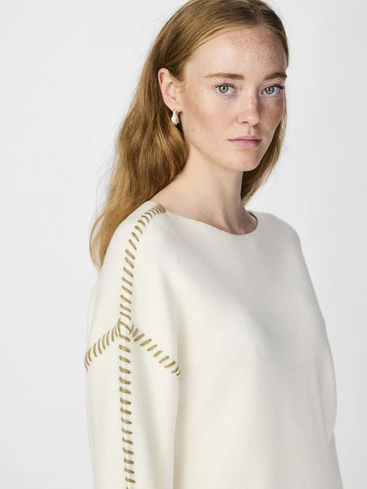 Stitcha Knitted Pullover - Cream