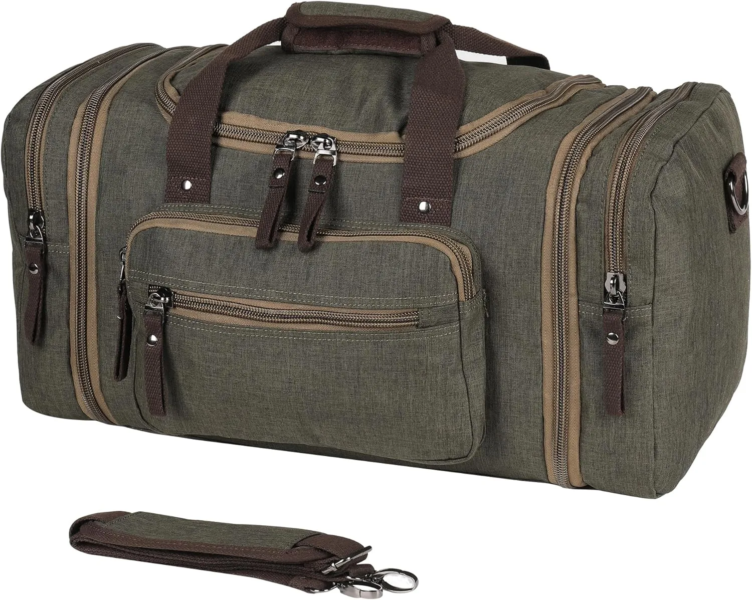 Stylish Duffle Bag for Travel  Expandable to 40L Lightweight and Waterproof Weekender Bag with Multiple Pockets and Adjustable Shoulder Strap for Men & Women  A Premium Carry On Duffle Bag