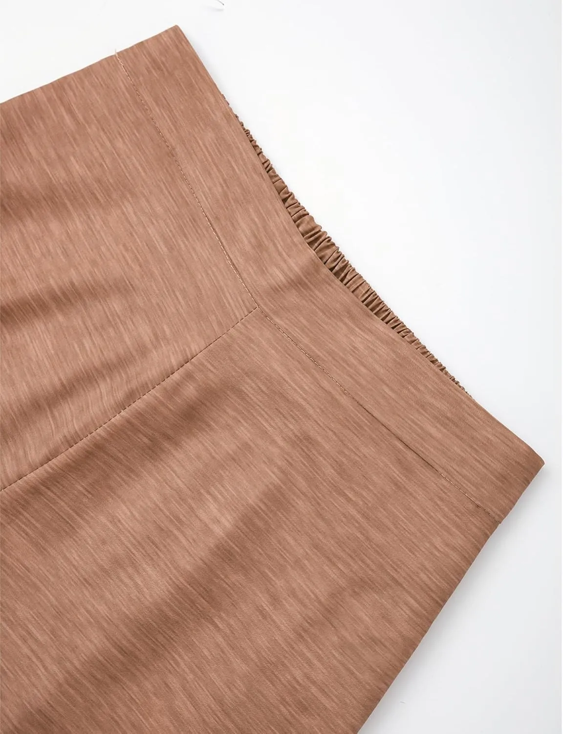 Womens Elastic High Waisted Palazzo Pants Casual Wide Leg Long Lounge Pant Trousers