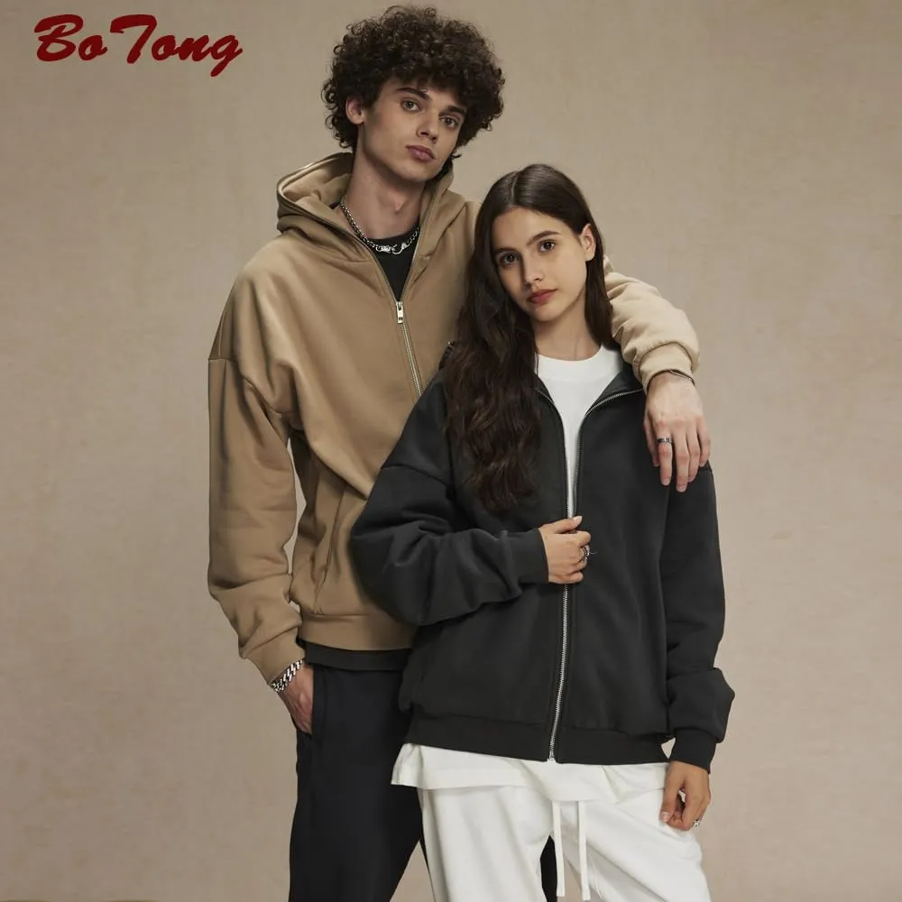 Women's Oversized Full Zip Up Hoodie with Pockets Sweatshirt for Casual Streetwear and Lounge Wear