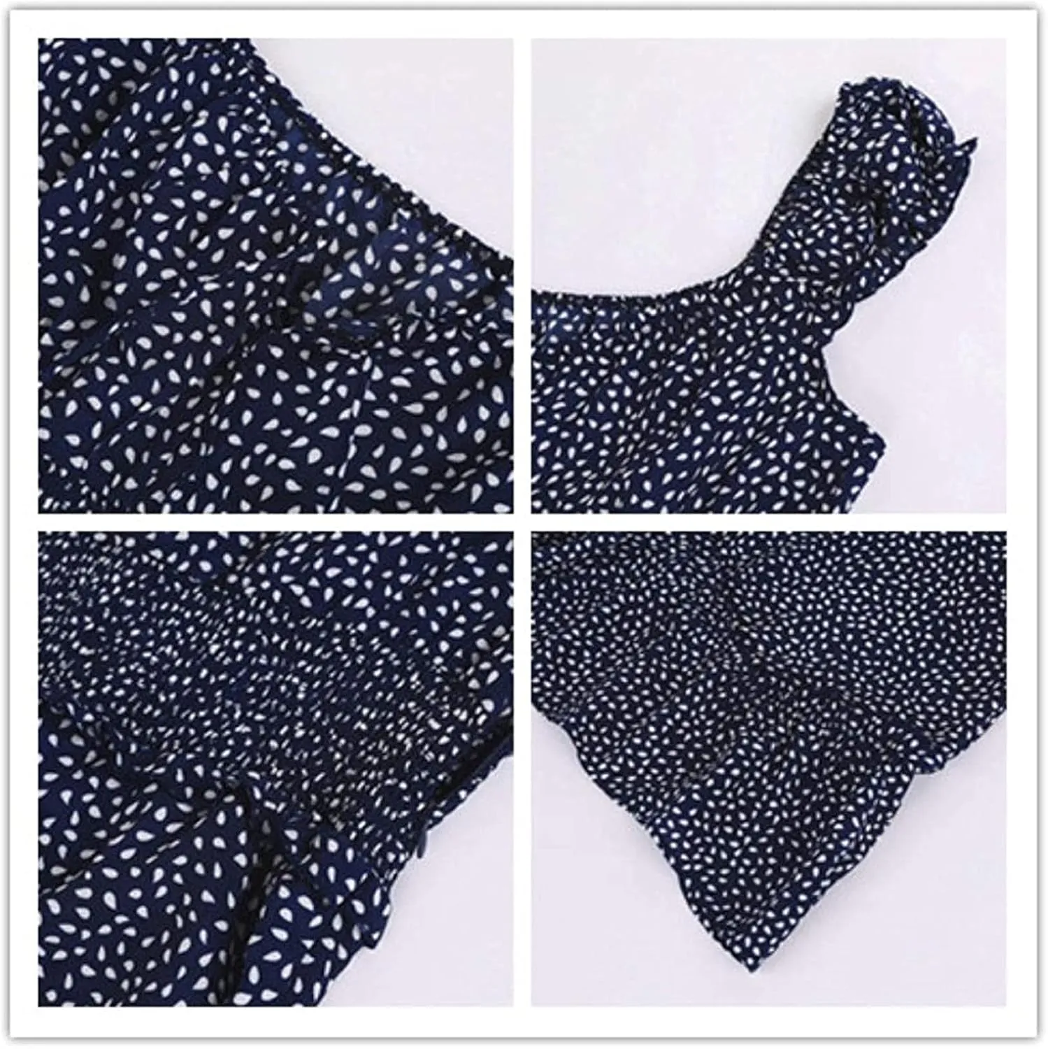 Womens Ruffle Floral Mini Sundress 2024 Summer Outdoor Vacation Travel Dress Square Neck Bohemia Style High Waisted Dresses