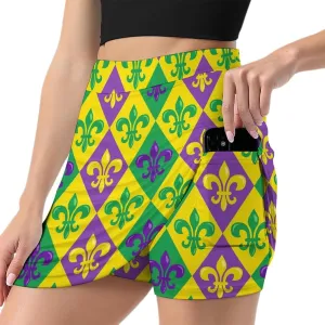 Women's Skort Mini Skirt for Running Tennis Golf Workout Sports with Pockets