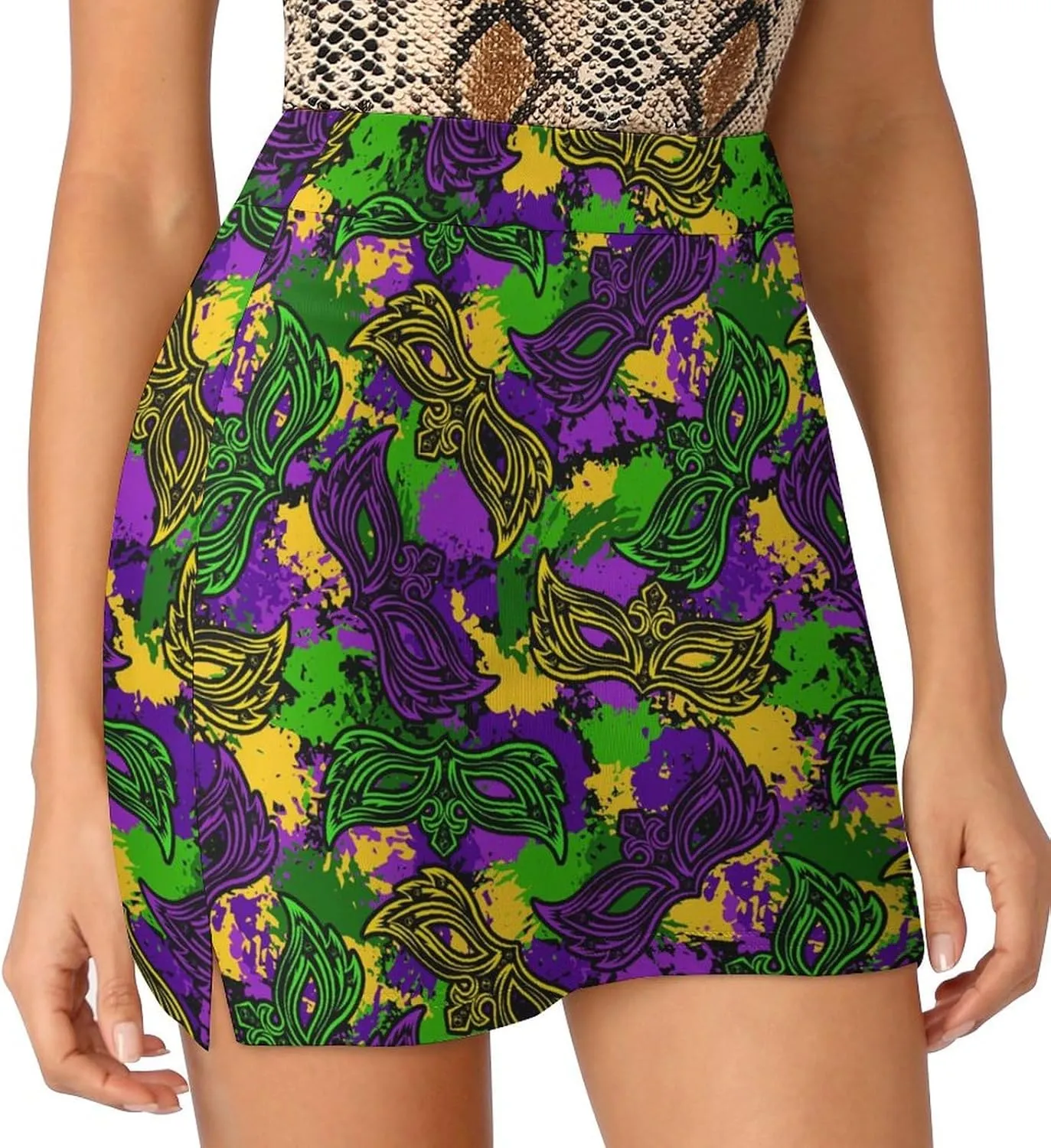 Women's Skort Mini Skirt for Running Tennis Golf Workout Sports with Pockets
