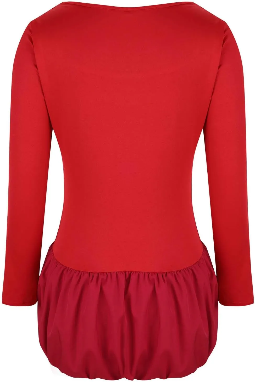Women's Square Neck Ruffle Hem Mini Dress Ruched Waist Long Sleeve Corset Short Party Dresses Mini Cocktail Dress Party Club