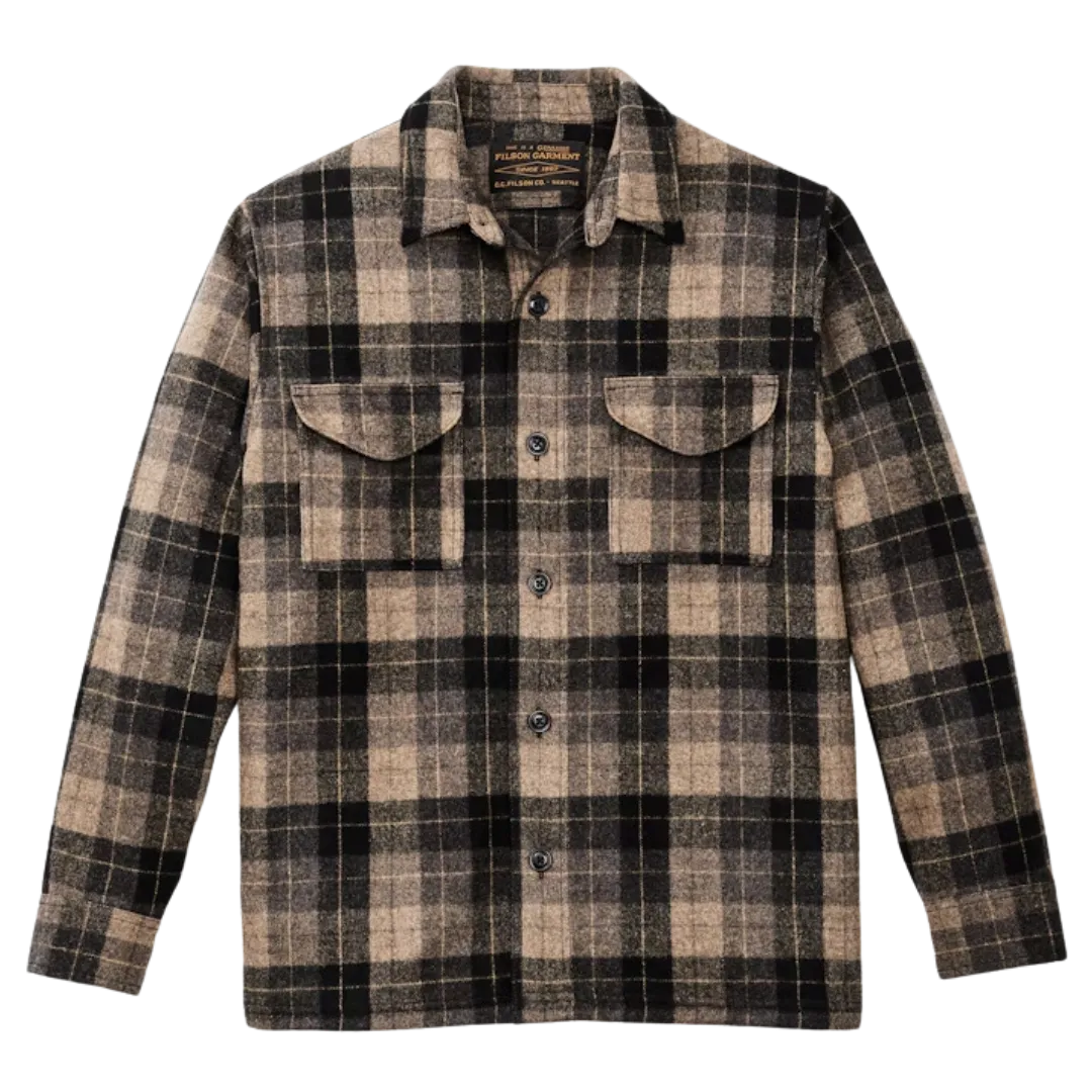 Wool Jac-Shirt - Oat Brown Heather Multi Plaid