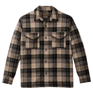 Wool Jac-Shirt - Oat Brown Heather Multi Plaid